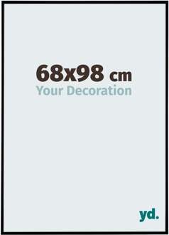 Fotolijst 68x98 cm - Zwart Mat - Kunststof - Evry