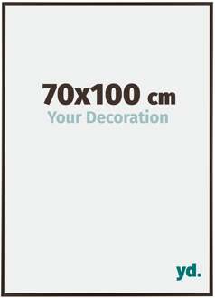 Fotolijst 70x100 cm - Antraciet - Kunststof - Evry