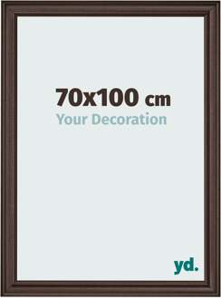 Fotolijst 70x100 cm - Eiken Donker - MDF - Lazio