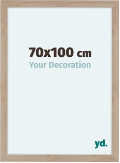 Fotolijst 70x100 cm - Eiken Licht - MDF - Como