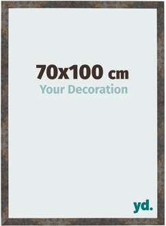 Fotolijst 70x100 cm - Geoxideerd Metaal - MDF - Bologna
