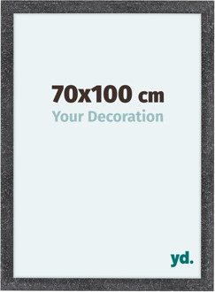 Fotolijst 70x100 cm - Grijs Geveegd - MDF - Como