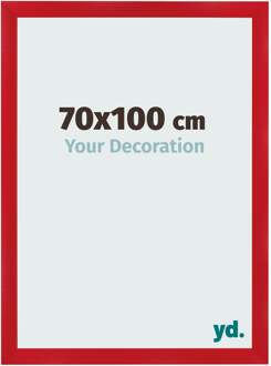 Fotolijst 70x100 cm - Rood - MDF - Pisa