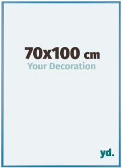 Fotolijst 70x100 cm - Staal Blauw - Aluminium - Kent