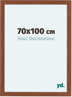 Fotolijst 70x100 cm - Walnoot - MDF - Como
