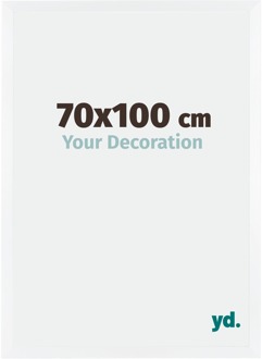 Fotolijst 70x100 cm - Wit Mat - MDF - Catania