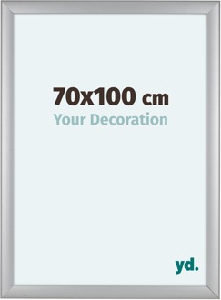 Fotolijst 70x100 cm - Zilver Mat - MDF - Como