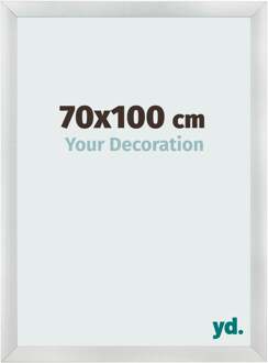 Fotolijst 70x100 cm - Zilver Mat - MDF - Pisa