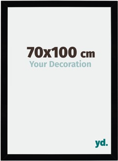 Fotolijst 70x100 cm - Zwart Hoogglans - MDF - Mura