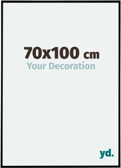 Fotolijst 70x100 cm - Zwart Mat - Kunststof - Evry