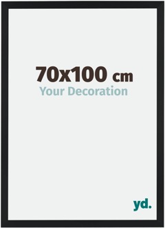 Fotolijst 70x100 cm - Zwart Mat - MDF - Catania