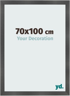 Fotolijst 70x100 cm - Zwart Mat - MDF - Pisa