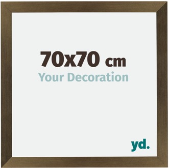 Fotolijst 70x70 cm - Brons Decor - MDF - Mura