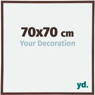 Fotolijst 70x70 cm - Bruin - Kunststof - Annecy