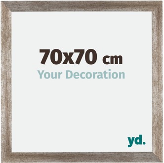 Fotolijst 70x70 cm - Metaal Vintage - MDF - Mura