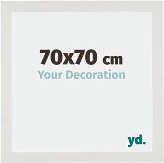 Fotolijst 70x70 cm - Wit Mat - MDF - Mura