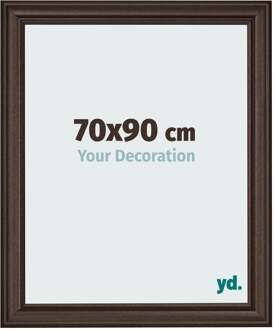 Fotolijst 70x90 cm - Eiken Donker - MDF - Lazio