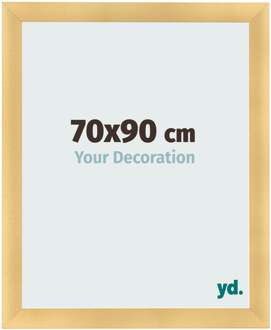 Fotolijst 70x90 cm - Goud Mat - MDF - Pisa