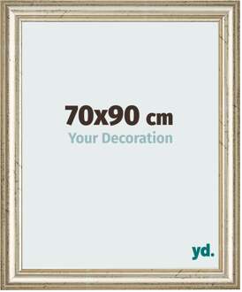 Fotolijst 70x90 cm - Metaalglans - MDF - Lazio