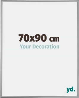 Fotolijst 70x90 cm - Platina - Aluminium - Kent