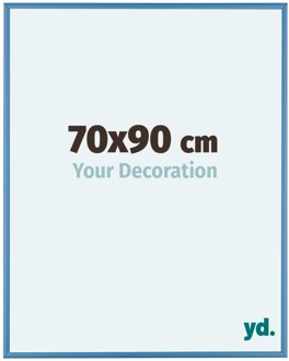 Fotolijst 70x90 cm - Staal Blauw - Aluminium - Kent