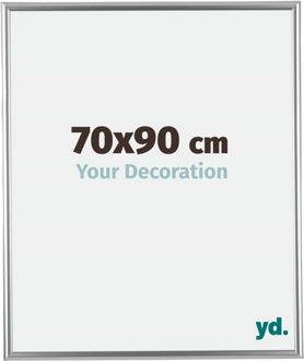 Fotolijst 70x90 cm - Zilver - Kunststof - Bordeaux