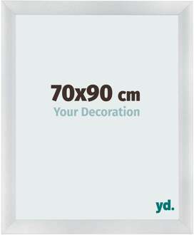 Fotolijst 70x90 cm - Zilver Mat - MDF - Pisa