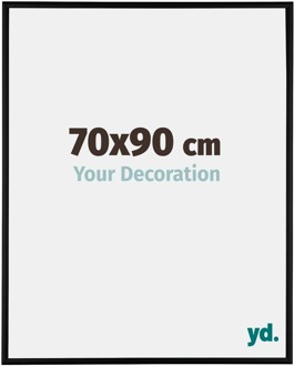 Fotolijst 70x90 cm - Zwart Mat - Aluminium - Austin