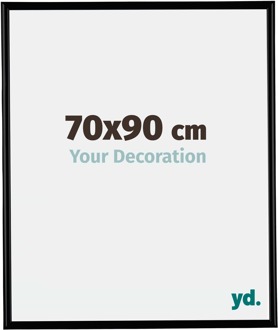 Fotolijst 70x90 cm - Zwart Mat - Kunststof - Bordeaux