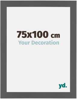 Fotolijst 75x100 cm - Antraciet - MDF - Mura