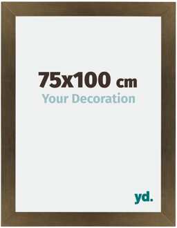 Fotolijst 75x100 cm - Brons Decor - MDF - Mura