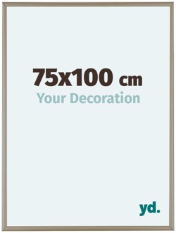 Fotolijst 75x100 cm - Champagne - Aluminium - Kent