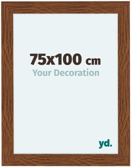 Fotolijst 75x100 cm - Eiken Rustiek - MDF - Como