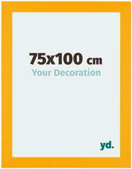 Fotolijst 75x100 cm - Geel - MDF - Mura