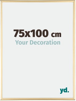 Fotolijst 75x100 cm - Goud - Aluminium - Kent