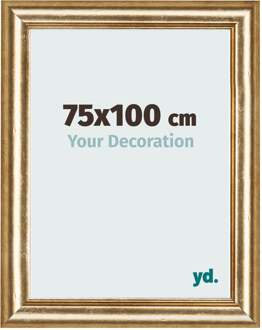 Fotolijst 75x100 cm - Goud Antiek - MDF - Lazio