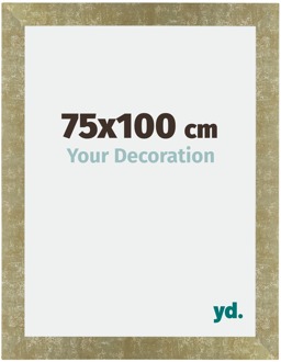 Fotolijst 75x100 cm - Goud Antiek - MDF - Mura