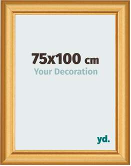 Fotolijst 75x100 cm - Goud Mat - MDF - Lazio