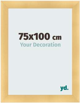Fotolijst 75x100 cm - Goud Mat - MDF - Pisa