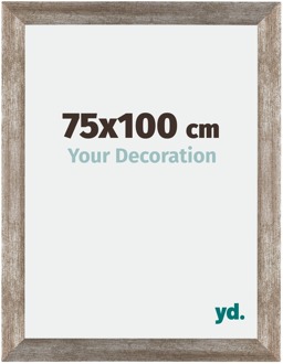 Fotolijst 75x100 cm - Metaal Vintage - MDF - Mura