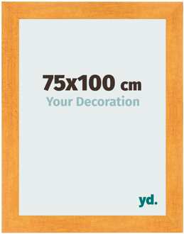 Fotolijst 75x100 cm - Oranje - MDF - Pisa