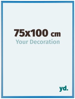 Fotolijst 75x100 cm - Staal Blauw - Aluminium - Austin