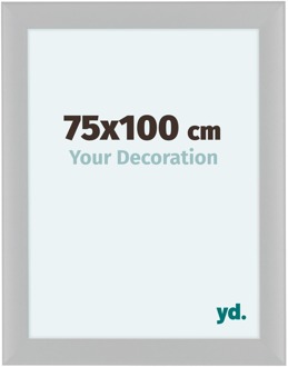 Fotolijst 75x100 cm - Wit Hoogglans - MDF - Como