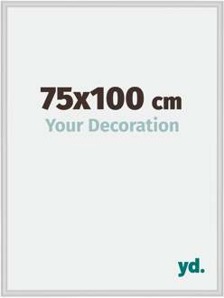 Fotolijst 75x100 cm - Zilver Mat - Aluminium - Miami