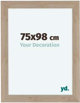 Fotolijst 75x98 cm - Eiken Licht - MDF - Como