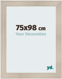 Fotolijst 75x98 cm - Eiken Licht - MDF - Pisa