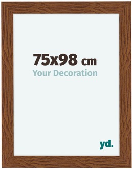 Fotolijst 75x98 cm - Eiken Rustiek - MDF - Como