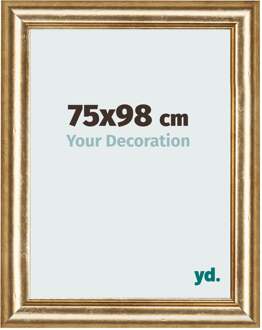 Fotolijst 75x98 cm - Goud Antiek - MDF - Lazio