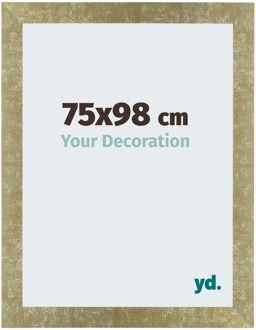 Fotolijst 75x98 cm - Goud Antiek - MDF - Mura