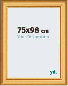 Fotolijst 75x98 cm - Goud Mat - MDF - Lazio